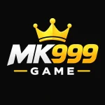 MK999 Game logo with a gold crown and bold gaming design