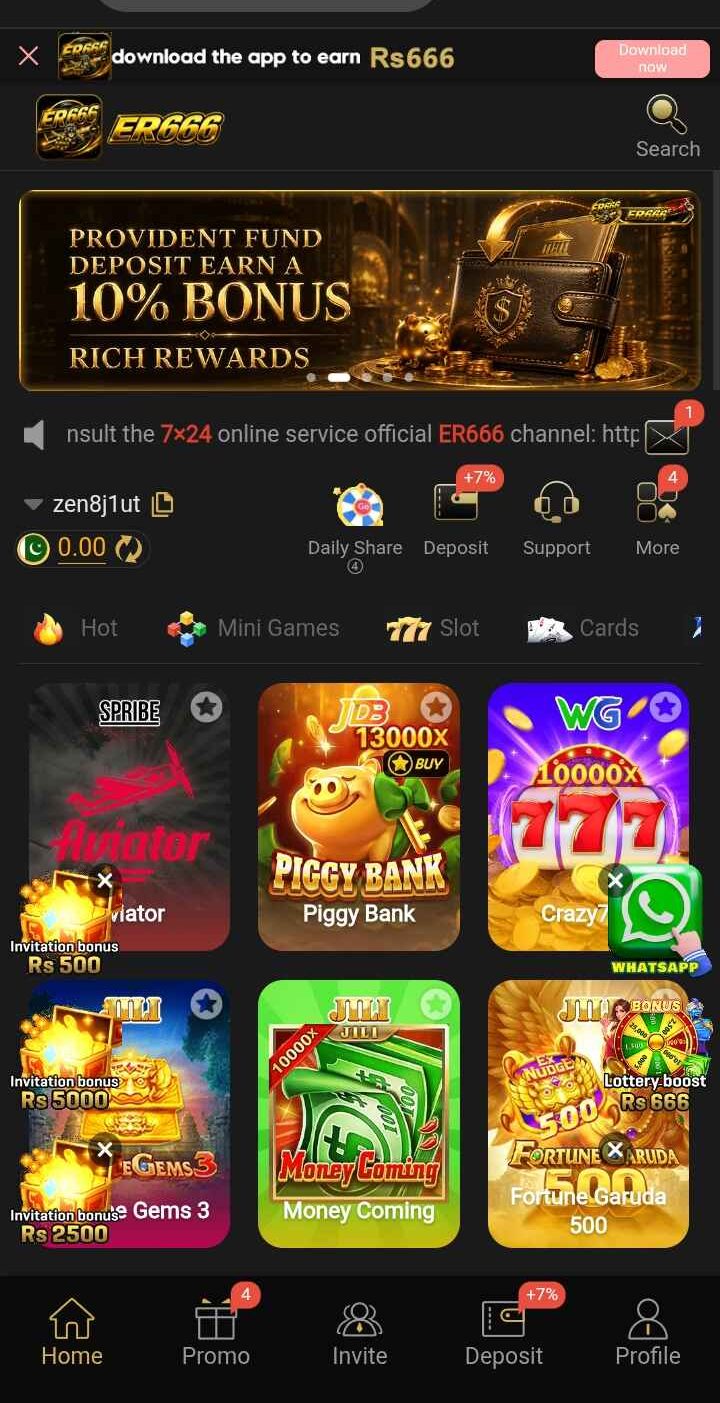 ER666 Game brings together different categories for users who enjoy trying various types of games. These may include slots, card games, fishing games, prediction games, and other entertaining options.